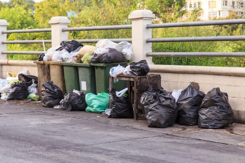 Recycling materials during office clearance process