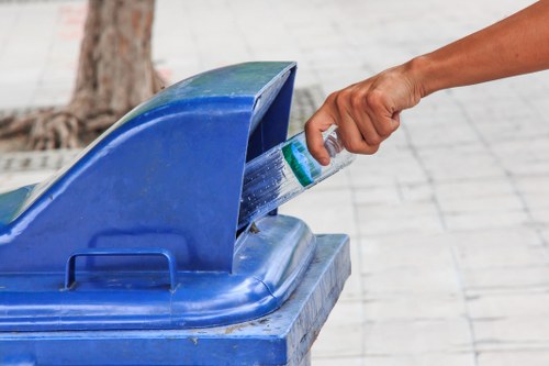 Recycling construction materials on a Shortlands site