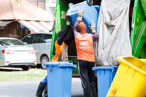 Inspectors conducting a supplier audit at a waste site